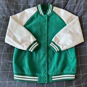 Green Letterman Jacket